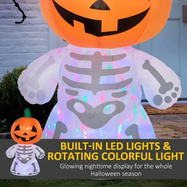 Gamer Fresh | Pumpkin Ghost XP | Inflatable Halloween Decoration | Limited Edition