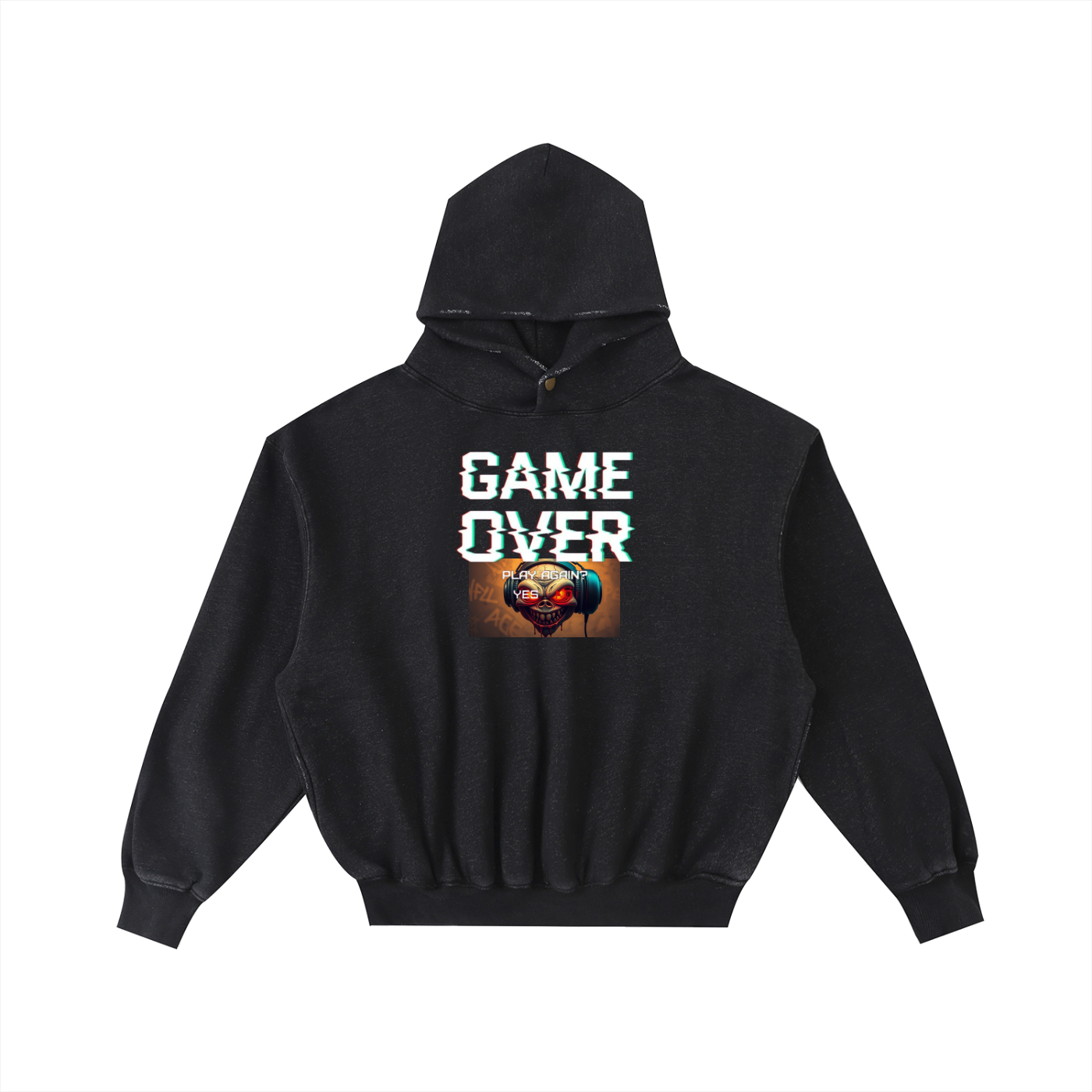 Gamer Fresh | Glitchlings: Game Over Trickster | Essential Zip-Up Fleece Hoodie | Limited Edition