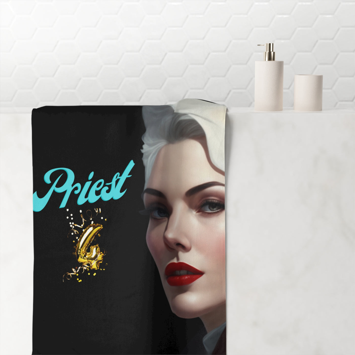 Priest 4 | Black Ember Ritual Towel — Gamer Fresh x Archsmith Brewery