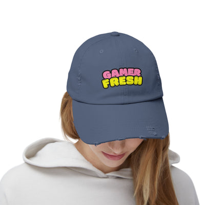 Gamer Fresh Distressed Cap for Unisex - Perfect Gift for Gamers