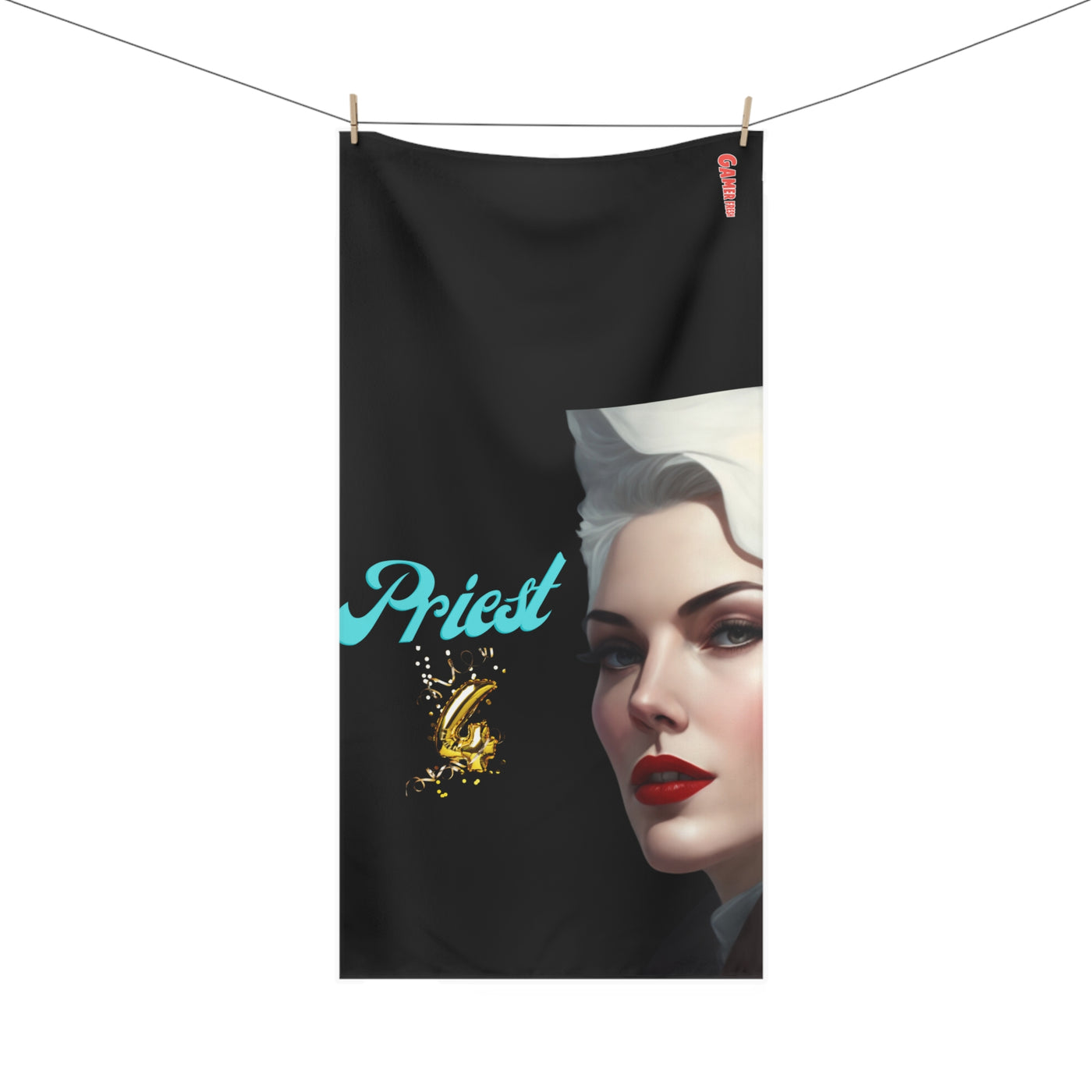 Priest 4 | Black Ember Ritual Towel — Gamer Fresh x Archsmith Brewery