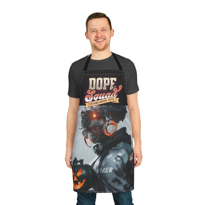Gamer Fresh | Creep It Real: Smokey Ghosts — Midnight Black Dope Squad Edition | Halloween Apron | Limited Edition