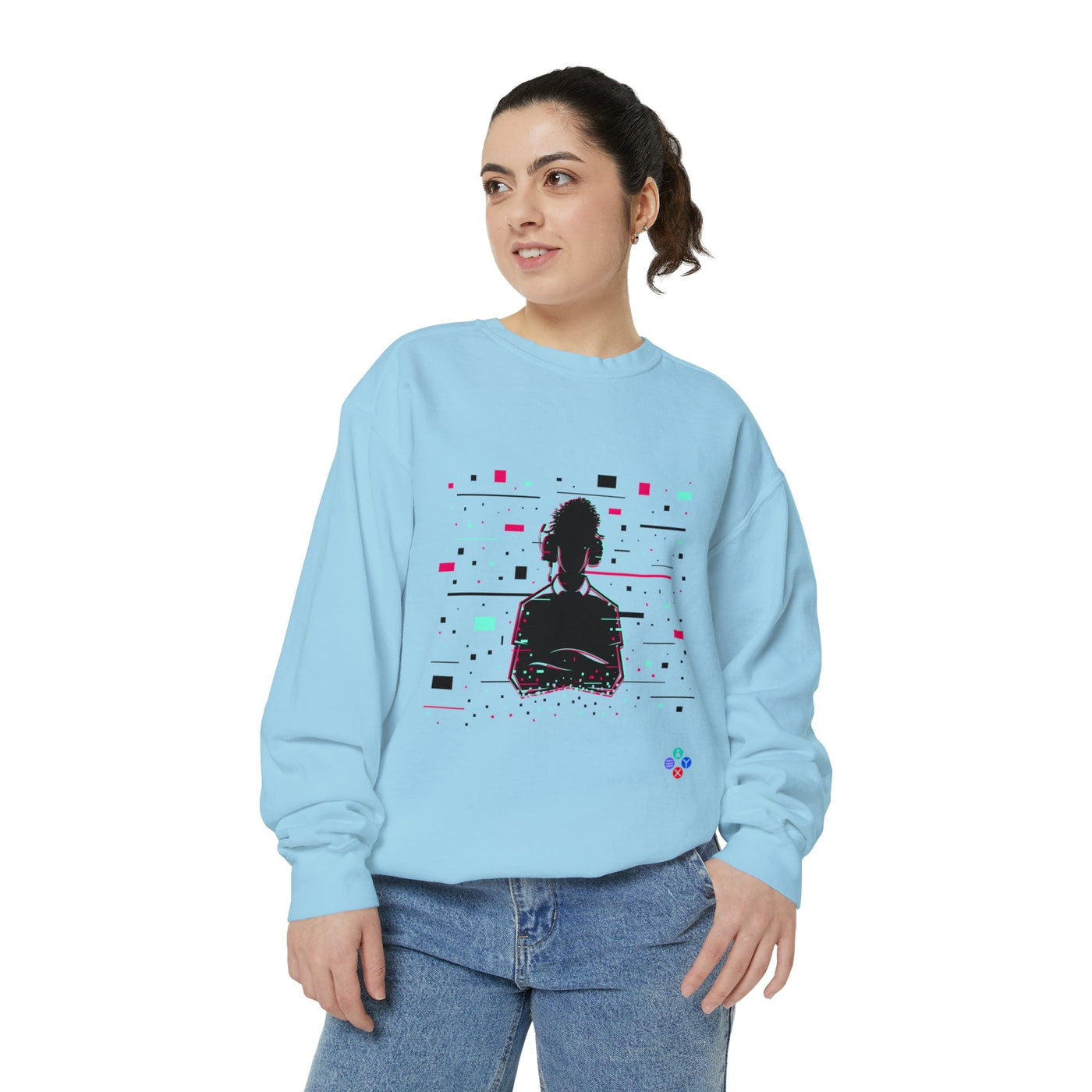 Gamer Fresh Warp Static Hardcore Gamer Sweatshirt