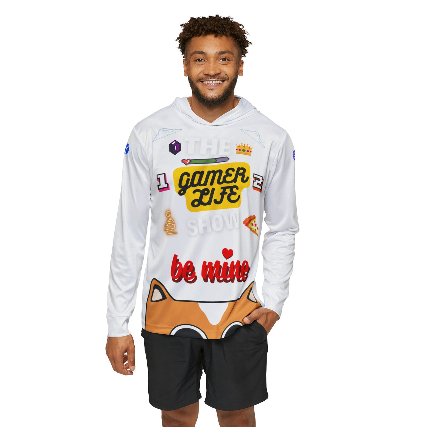 Gamer Fresh Arturo Nuro Collection | The Gamer Life Show Podcast | Play Awesome | Limited Edition | Athletic Warmup White Hoodie