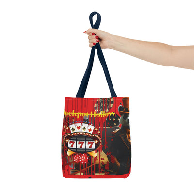 Gamer Fresh | Jackpot Hollow Horror Tote Bag | Slot 7 Red - Limited Edition