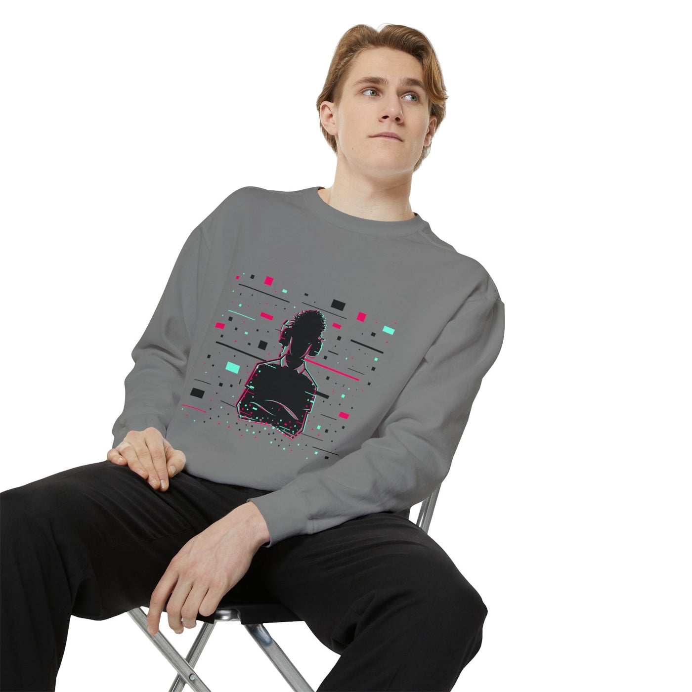 Gamer Fresh Warp Static Hardcore Gamer Sweatshirt