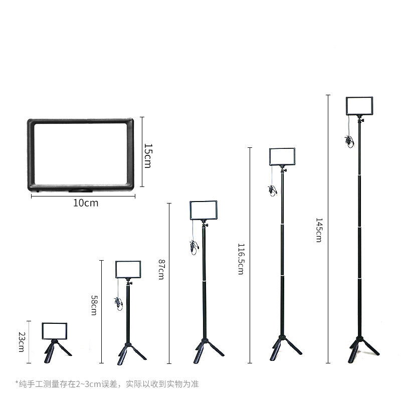 LumiPro LED Flat Panel Lamp | Portable Tripod Square Lamp | Compatible with Apple Devices by Gamer Fresh