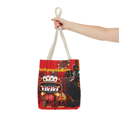 Gamer Fresh | Jackpot Hollow Horror Tote Bag | Slot 7 Red - Limited Edition