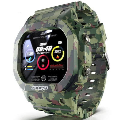 Heart rate waterproof smart watch