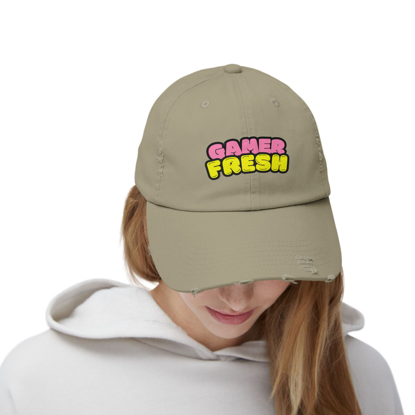 Gamer Fresh Distressed Cap for Unisex - Perfect Gift for Gamers