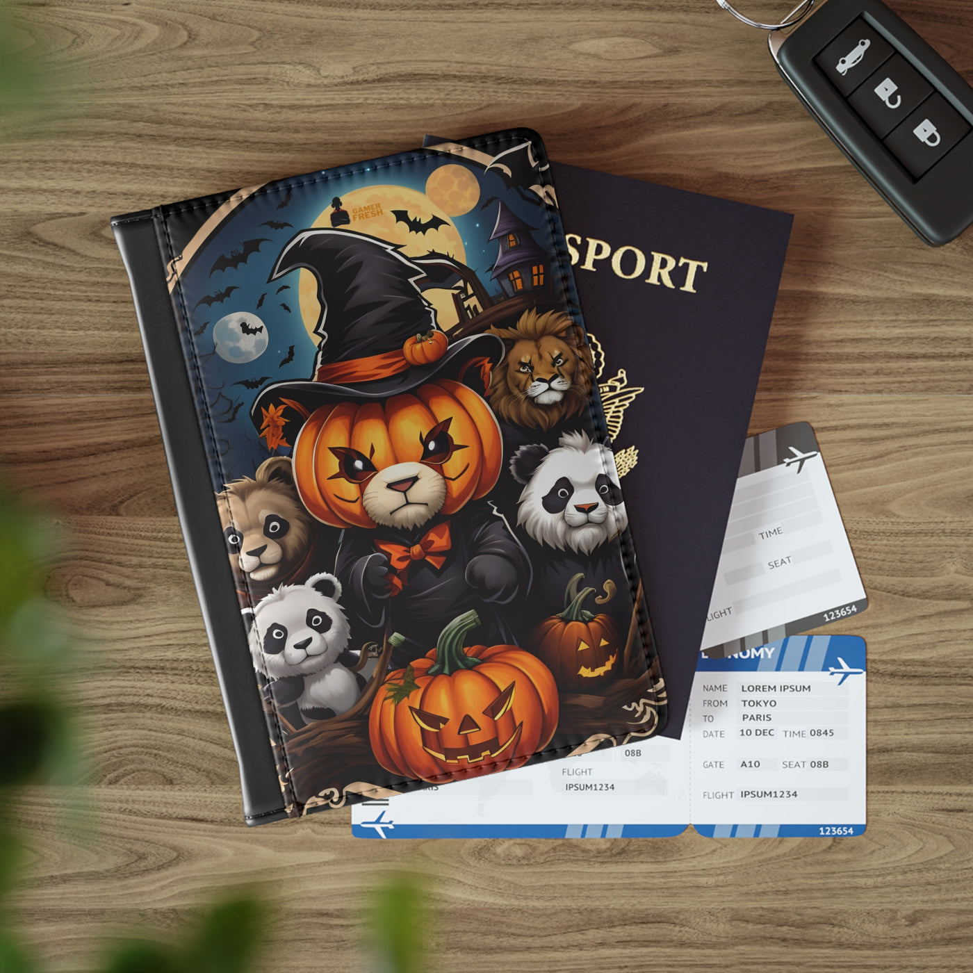 Gamer Fresh | Wicked Webs Passport Holder | Exclusive Halloween Edition
