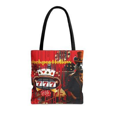 Gamer Fresh | Jackpot Hollow Horror Tote Bag | Slot 7 Red - Limited Edition