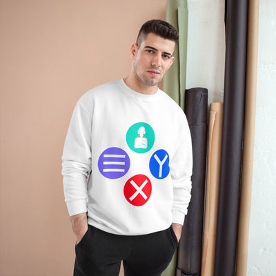 Gamer Fresh x Champion | Big Button Smasher | Sweatshirt | Various Colors