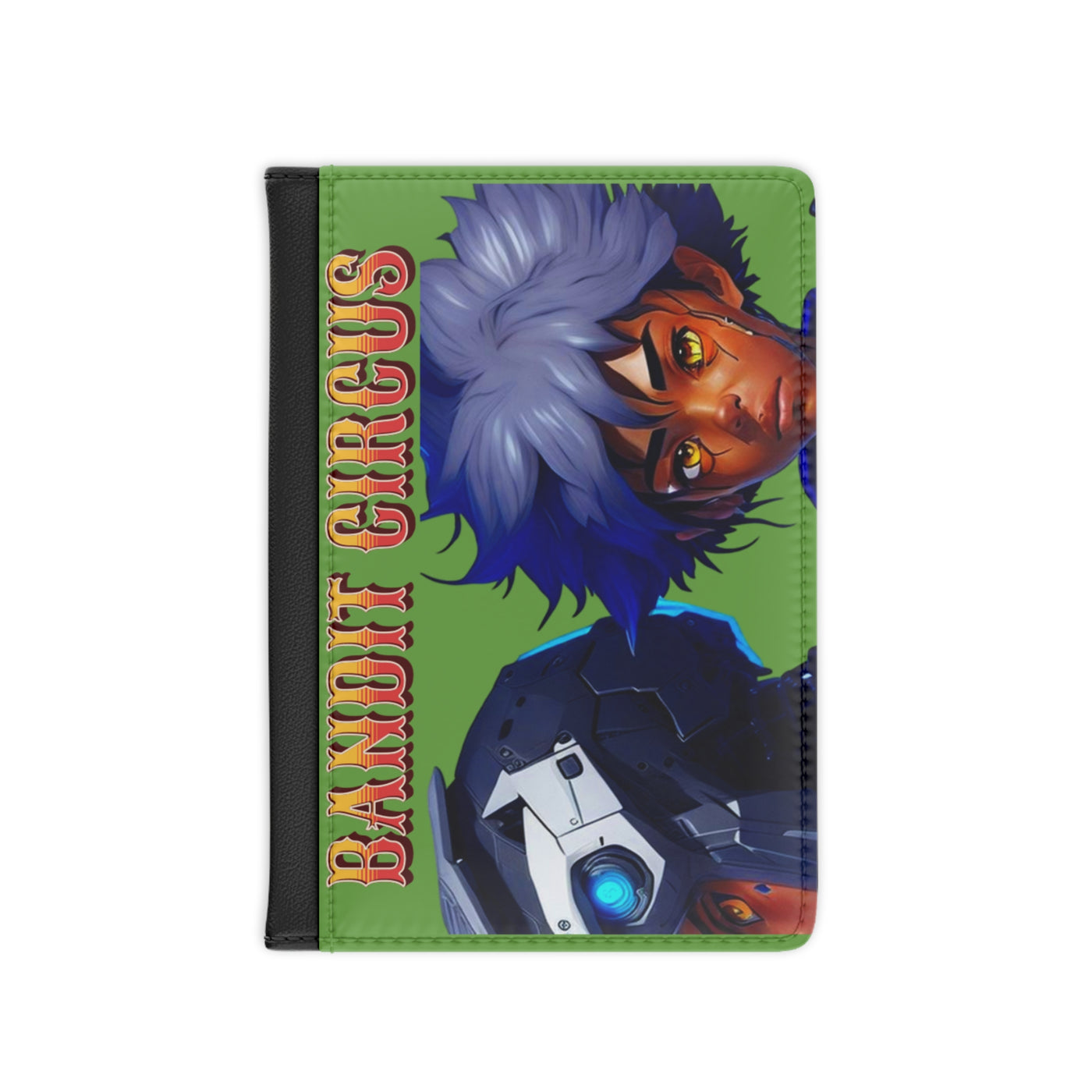 Gamer Fresh™ Travel Ops | Green Personalized Passport Cover (RFID Blocking) — PU Faux Leather