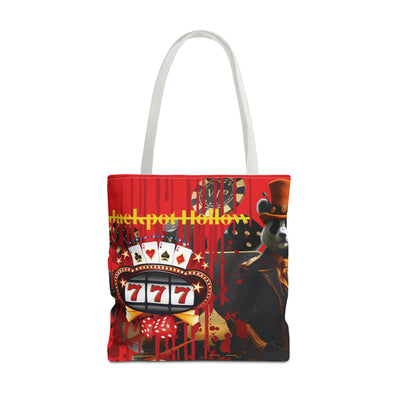Gamer Fresh | Jackpot Hollow Horror Tote Bag | Slot 7 Red - Limited Edition