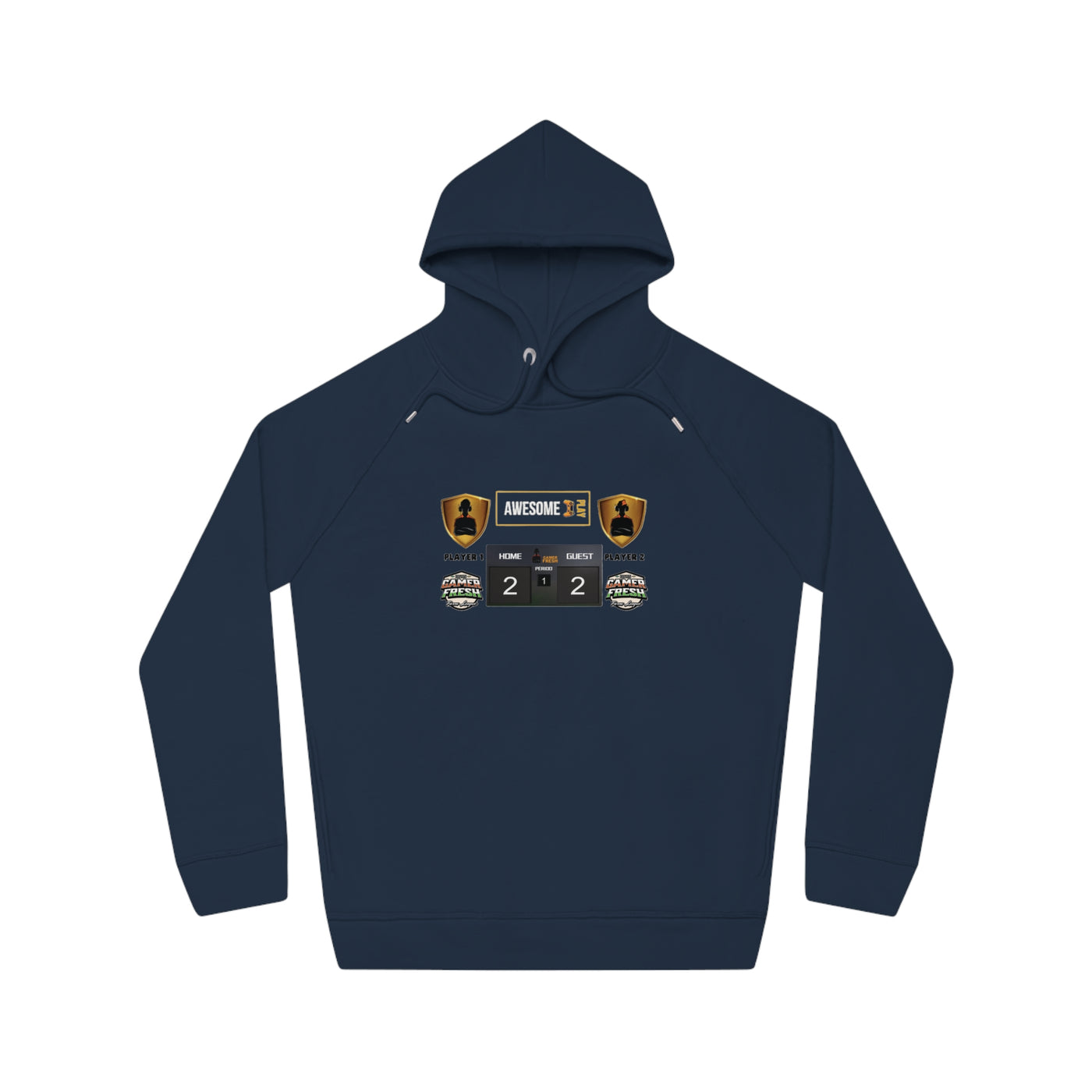 Gamer Fresh | Farm League Scoreboard | Limited Edition | Unisex Sider Hoodie | Various Varsity Colors