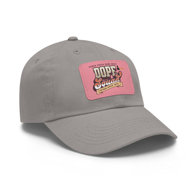 Gamer Fresh | Dope Squad | Leather Patch Dad Hat | White
