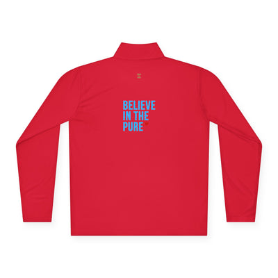 Gamer Fresh | “Believe in the Pure” Quarter-Zip Pullover | Unisex Performance Layer
