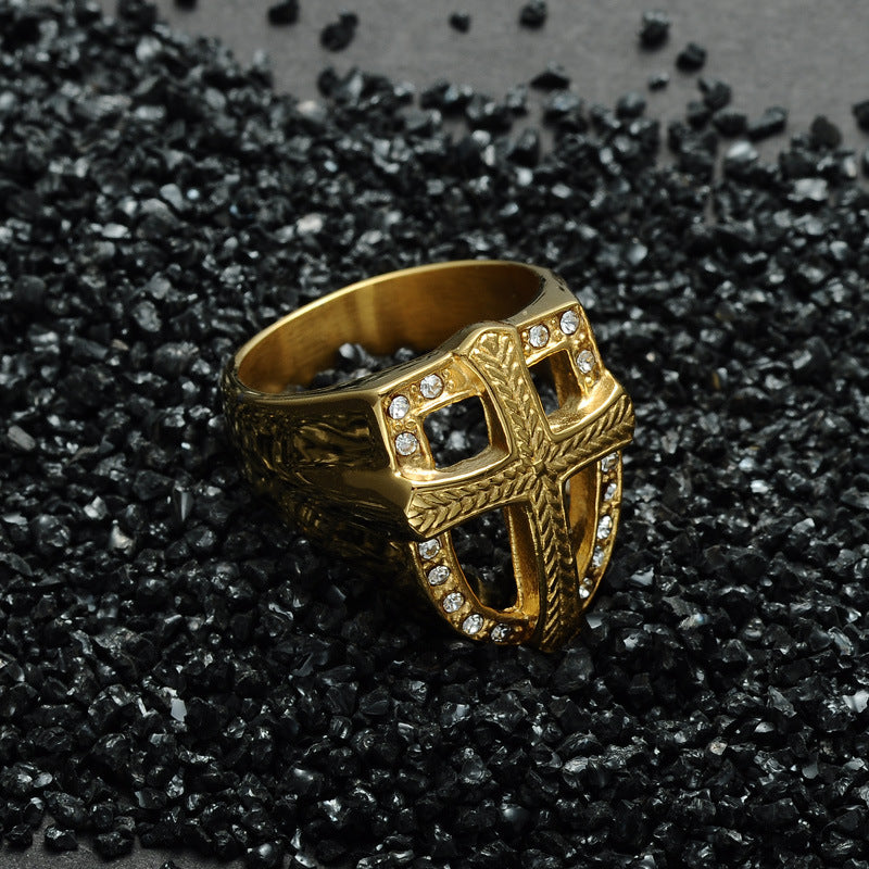 Guardian Shield | Cross Symbol Ring | by Gamer Fresh
