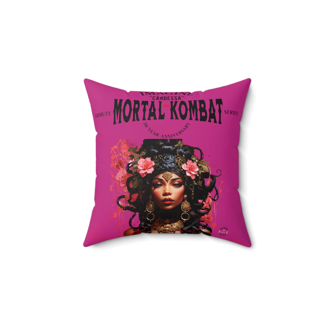 Gamer Fresh | Candessa Cosmic Comfort Pillow | Imagine If Collection | Pink Square Pillow