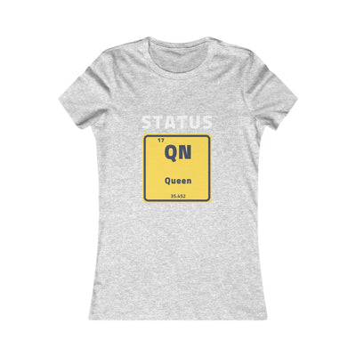 Women's The Status Queen Periodic Table Short Sleeve T Shirt *No Background*