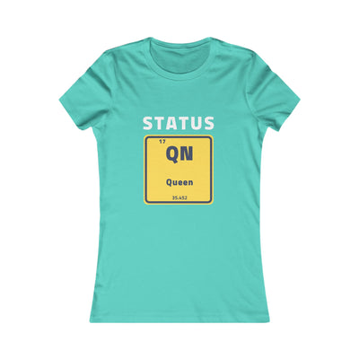 Women's The Status Queen Periodic Table Short Sleeve T Shirt *No Background*