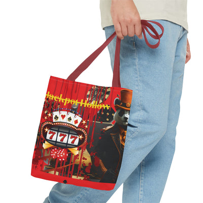 Gamer Fresh | Jackpot Hollow Horror Tote Bag | Slot 7 Red - Limited Edition