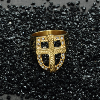 Guardian Shield | Cross Symbol Ring | by Gamer Fresh