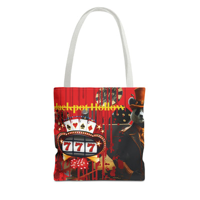 Gamer Fresh | Jackpot Hollow Horror Tote Bag | Slot 7 Red - Limited Edition
