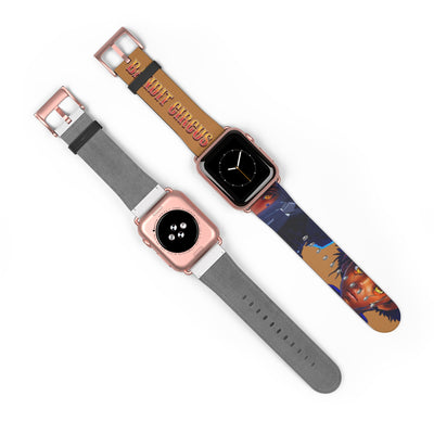Bandit Circus | Caramel Faux Leather Apple Watch Band — Gamer Fresh™