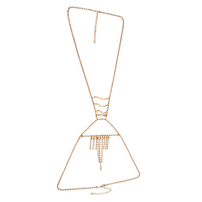 GlamourGaze | Sexy Rhinestone Bikini Body Chain | by Gamer Fresh