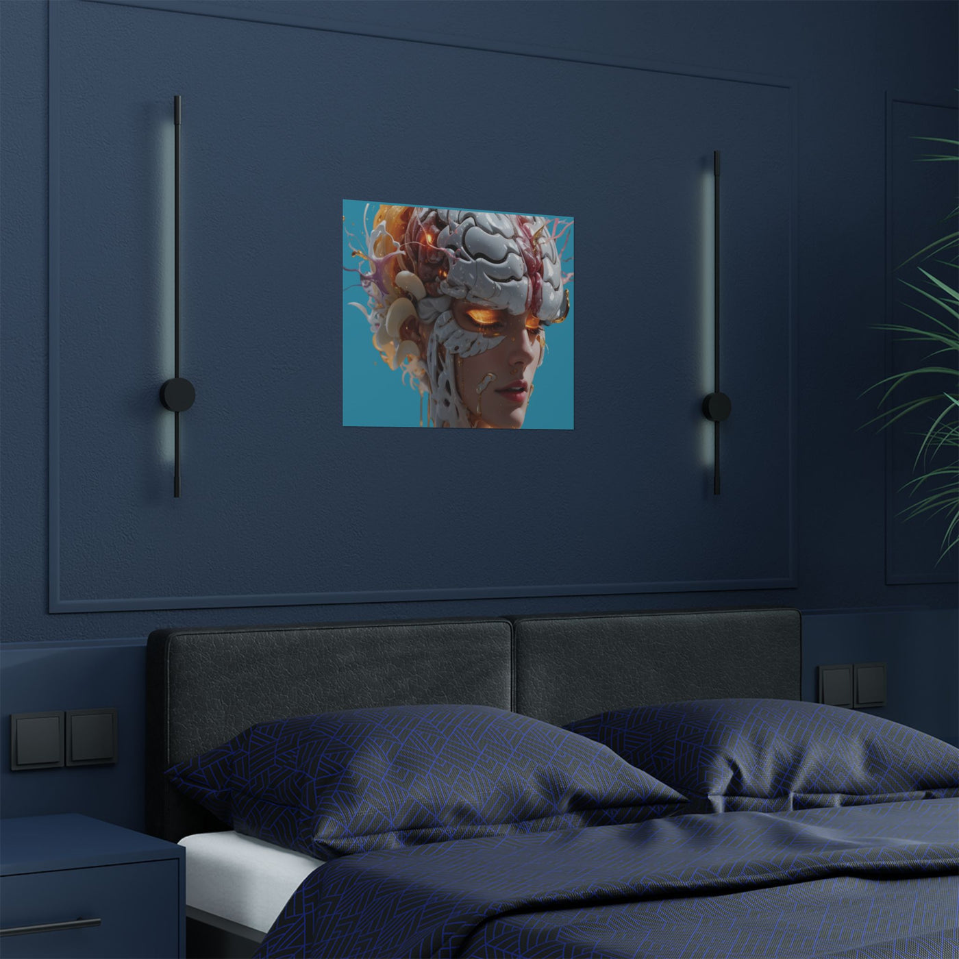 Mythoos The First Legend Knick Blue Satin Poster (300gsm) | By Gamer Fresh -copy