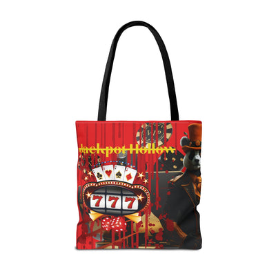 Gamer Fresh | Jackpot Hollow Horror Tote Bag | Slot 7 Red - Limited Edition