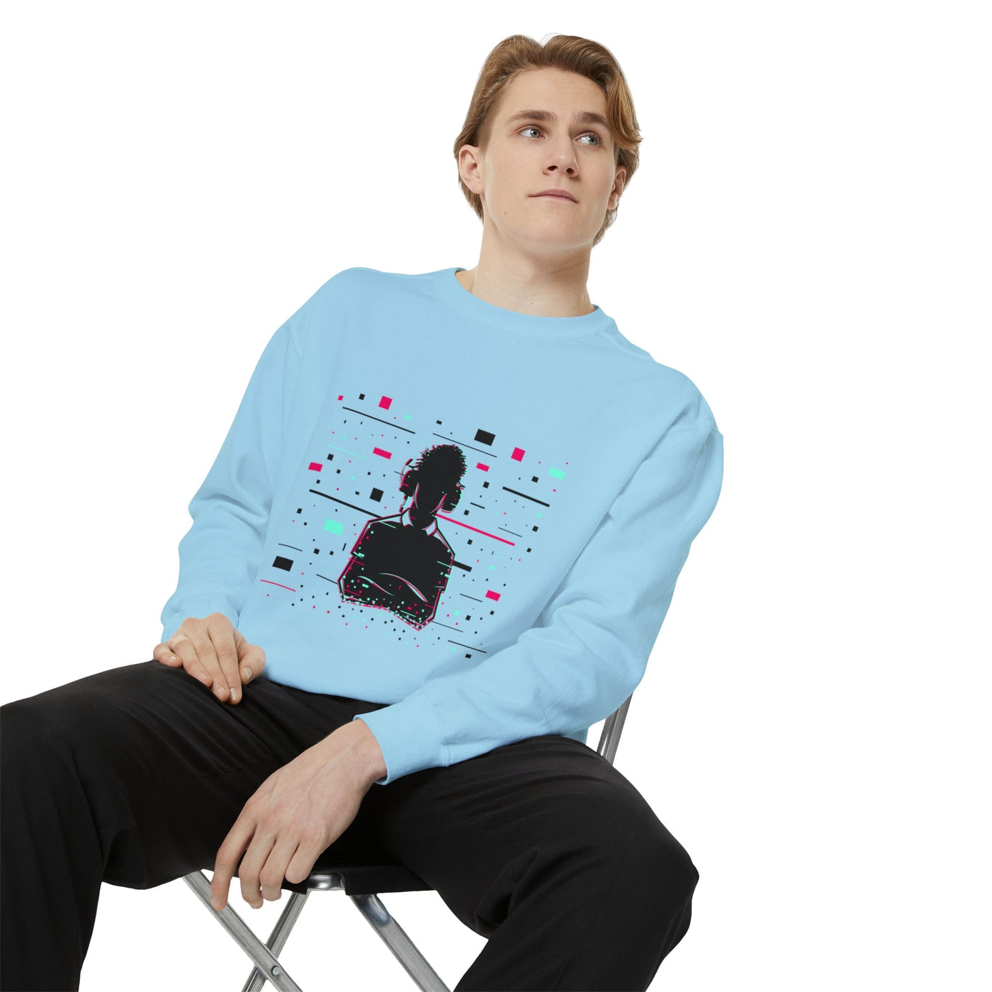 Gamer Fresh Warp Static Hardcore Gamer Sweatshirt