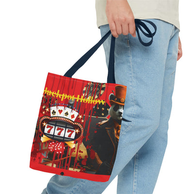 Gamer Fresh | Jackpot Hollow Horror Tote Bag | Slot 7 Red - Limited Edition