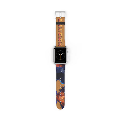 Bandit Circus | Caramel Faux Leather Apple Watch Band — Gamer Fresh™