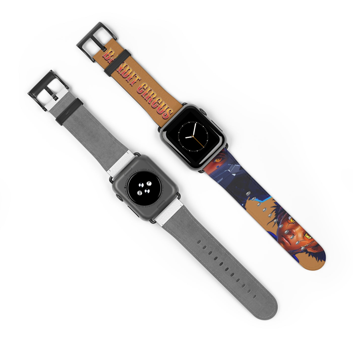 Bandit Circus | Caramel Faux Leather Apple Watch Band — Gamer Fresh™