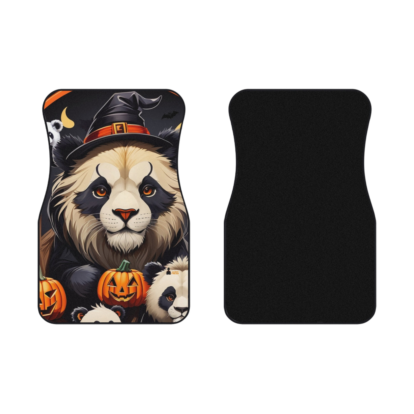 Gamer Fresh | Pandalion's Dark Shadow Run | Exclusive Custom Black Car Mat