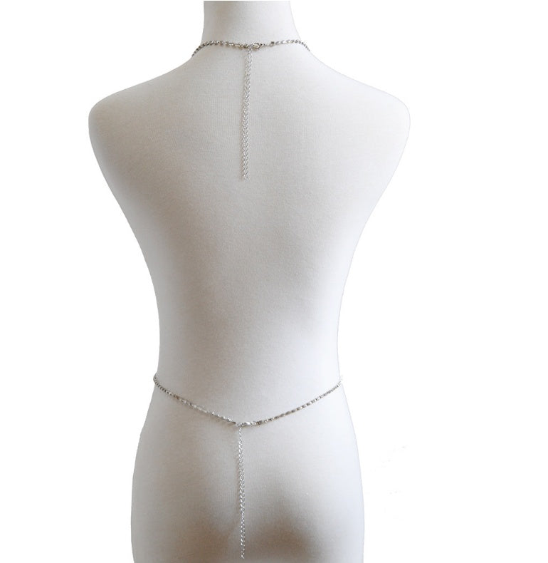 GlamourGaze | Sexy Rhinestone Bikini Body Chain | by Gamer Fresh