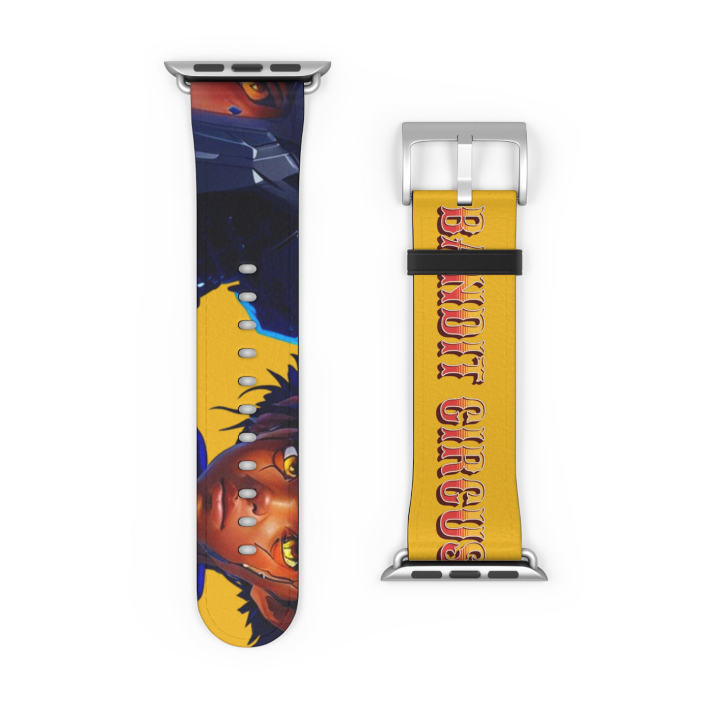 Bandit Circus | Yellow Faux Leather Apple Watch Band — Gamer Fresh™