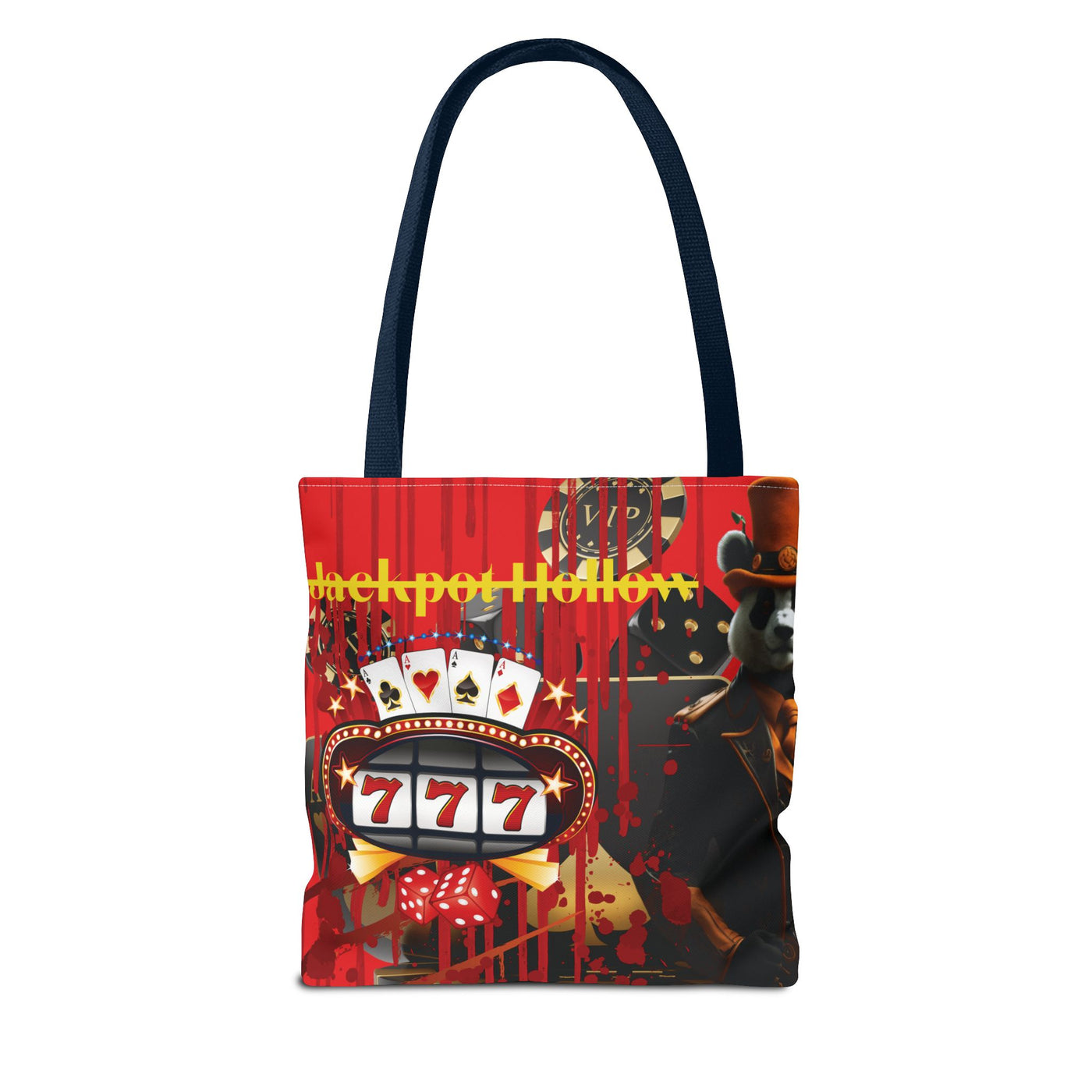 Gamer Fresh | Jackpot Hollow Horror Tote Bag | Slot 7 Red - Limited Edition