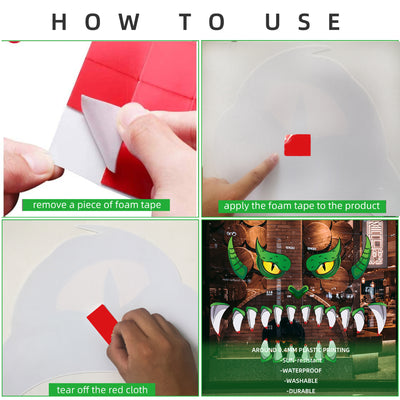 Gamer Fresh | Monster Vision | Halloween Door Sticker Eyes Decoration | Limited Edition