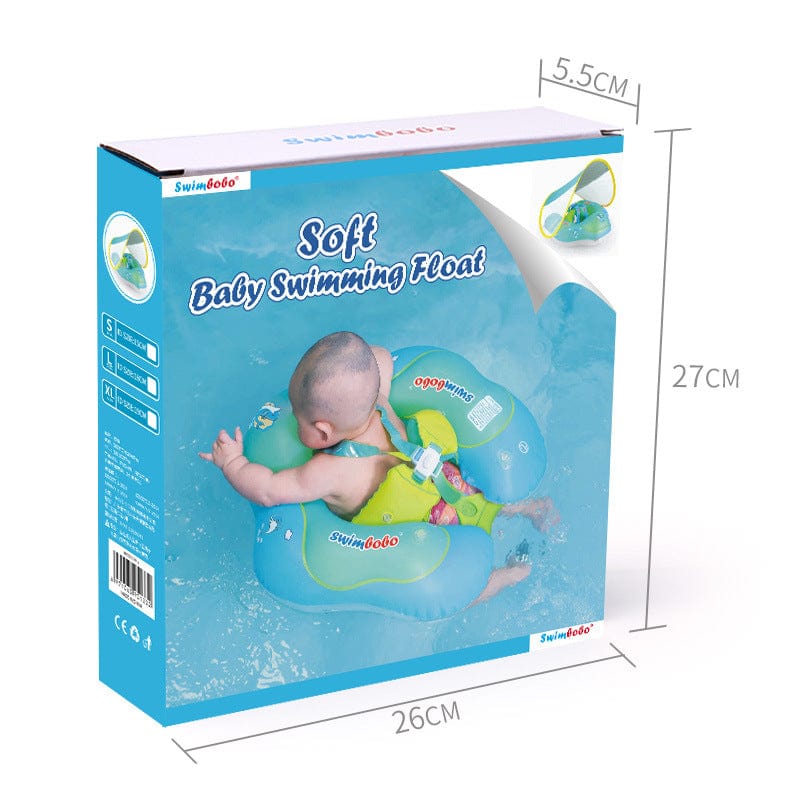 AquaPlay™ SplashBuddy Baby Swimming Float with Canopy