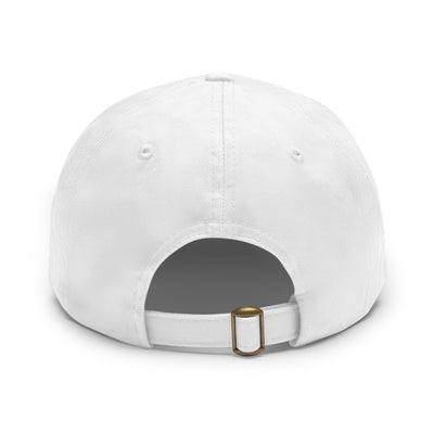 Gamer Fresh | Dope Squad | Leather Patch Dad Hat | White
