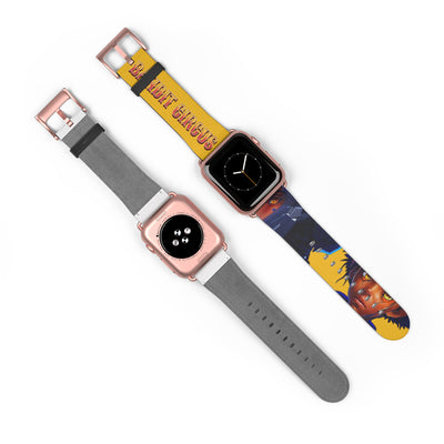 Bandit Circus | Yellow Faux Leather Apple Watch Band — Gamer Fresh™