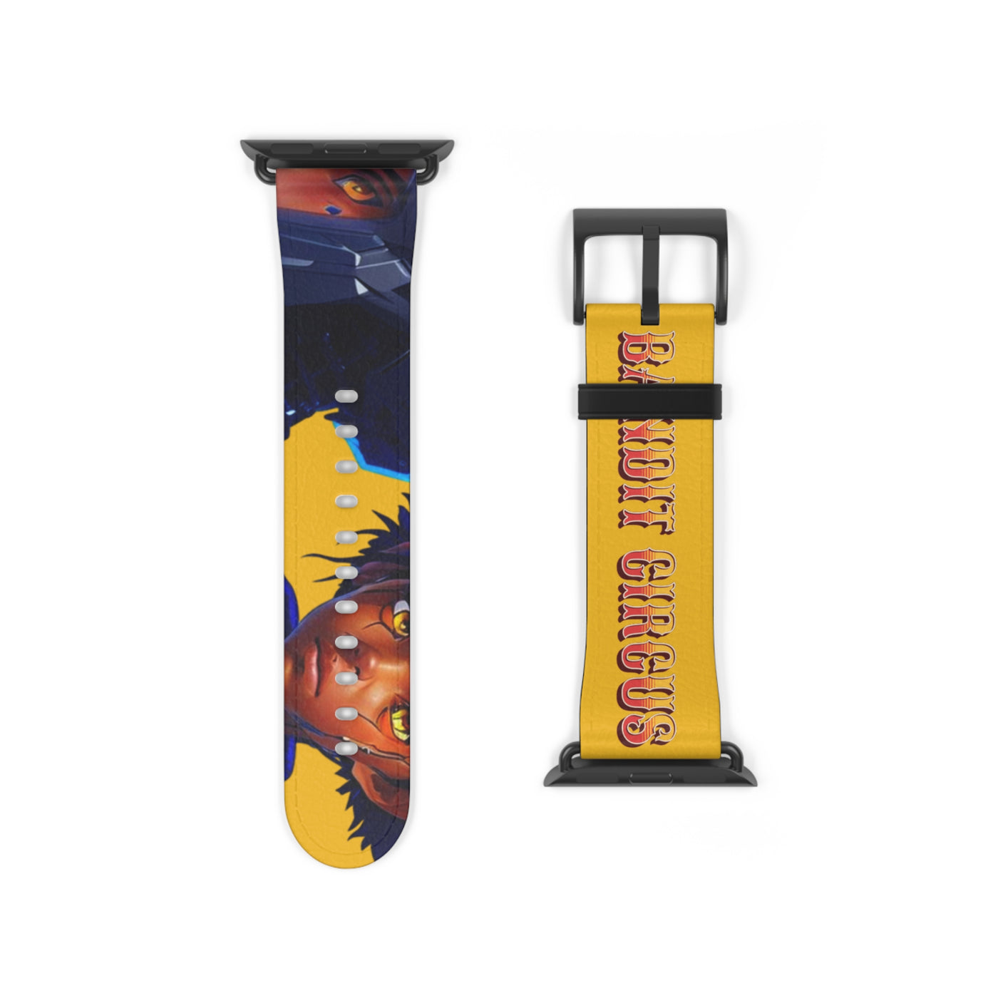 Bandit Circus | Yellow Faux Leather Apple Watch Band — Gamer Fresh™