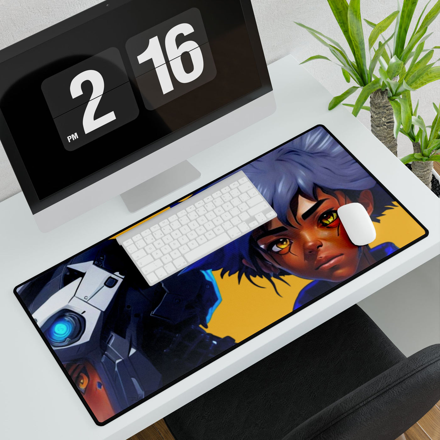 Bandit Circus “Kill The Codex” | Codexbreaker Desk Mat — Sunburst Yellow | Limited Run | By Gamer Fresh™