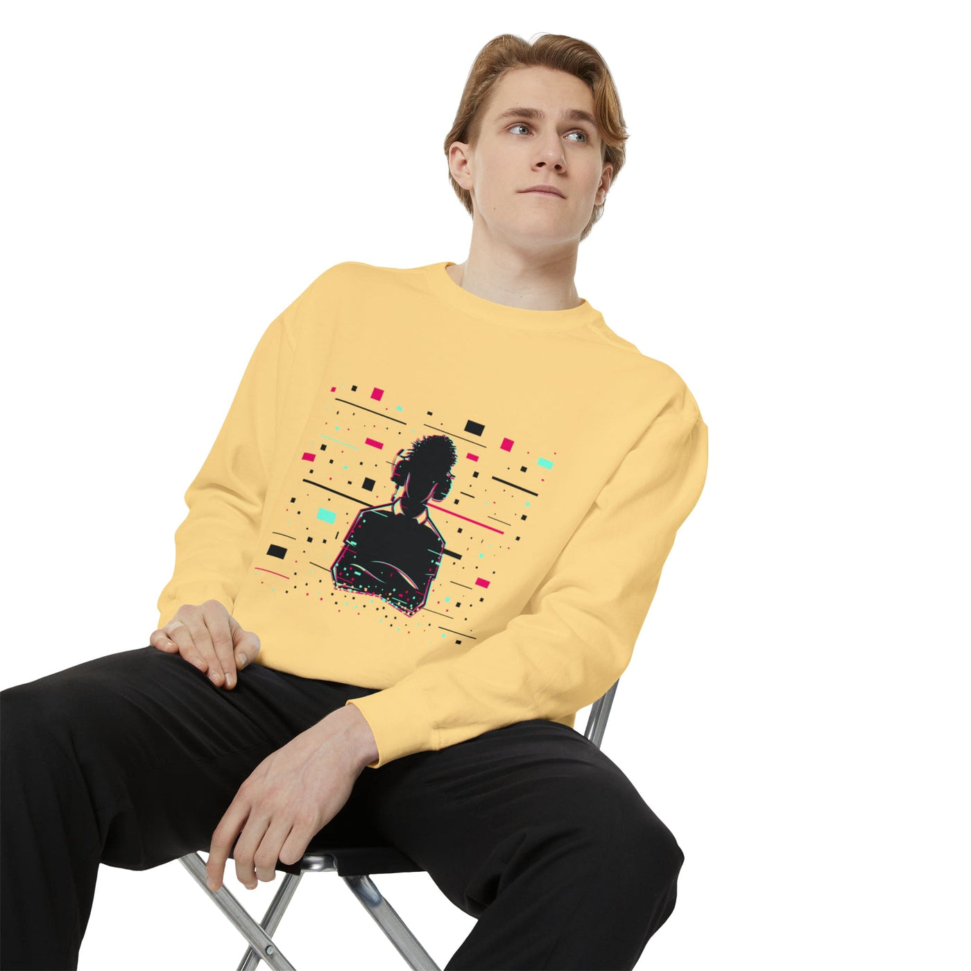 Gamer Fresh Warp Static Hardcore Gamer Sweatshirt