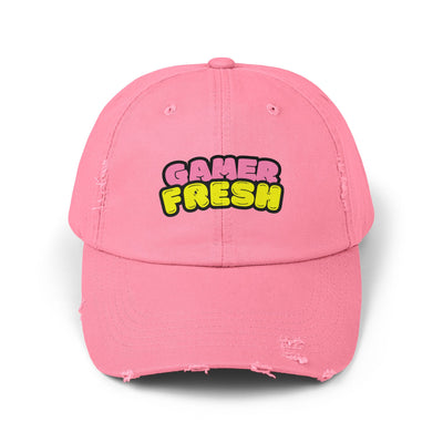 Gamer Fresh Distressed Cap for Unisex - Perfect Gift for Gamers