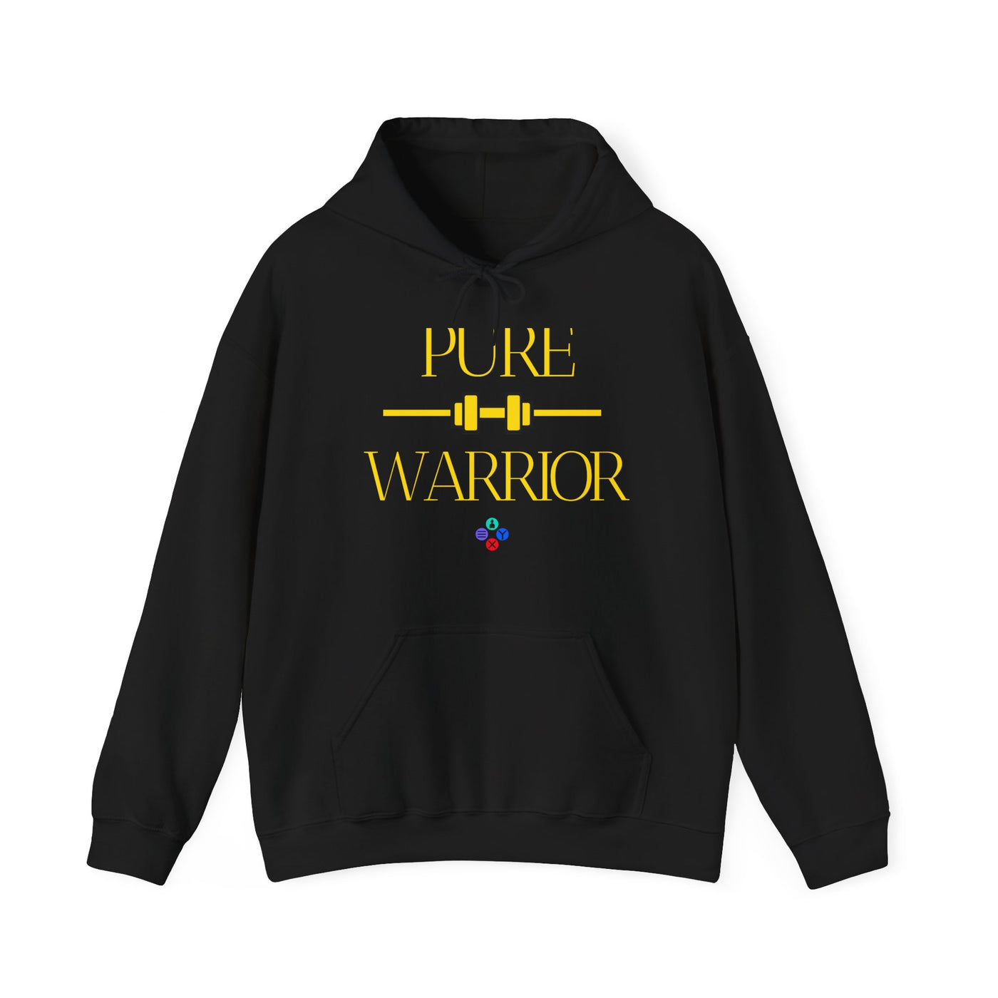 Gamer Fresh | Pure Warrior Player | Heavy Cotton Blend | Unisex Hooded Sweatshirt